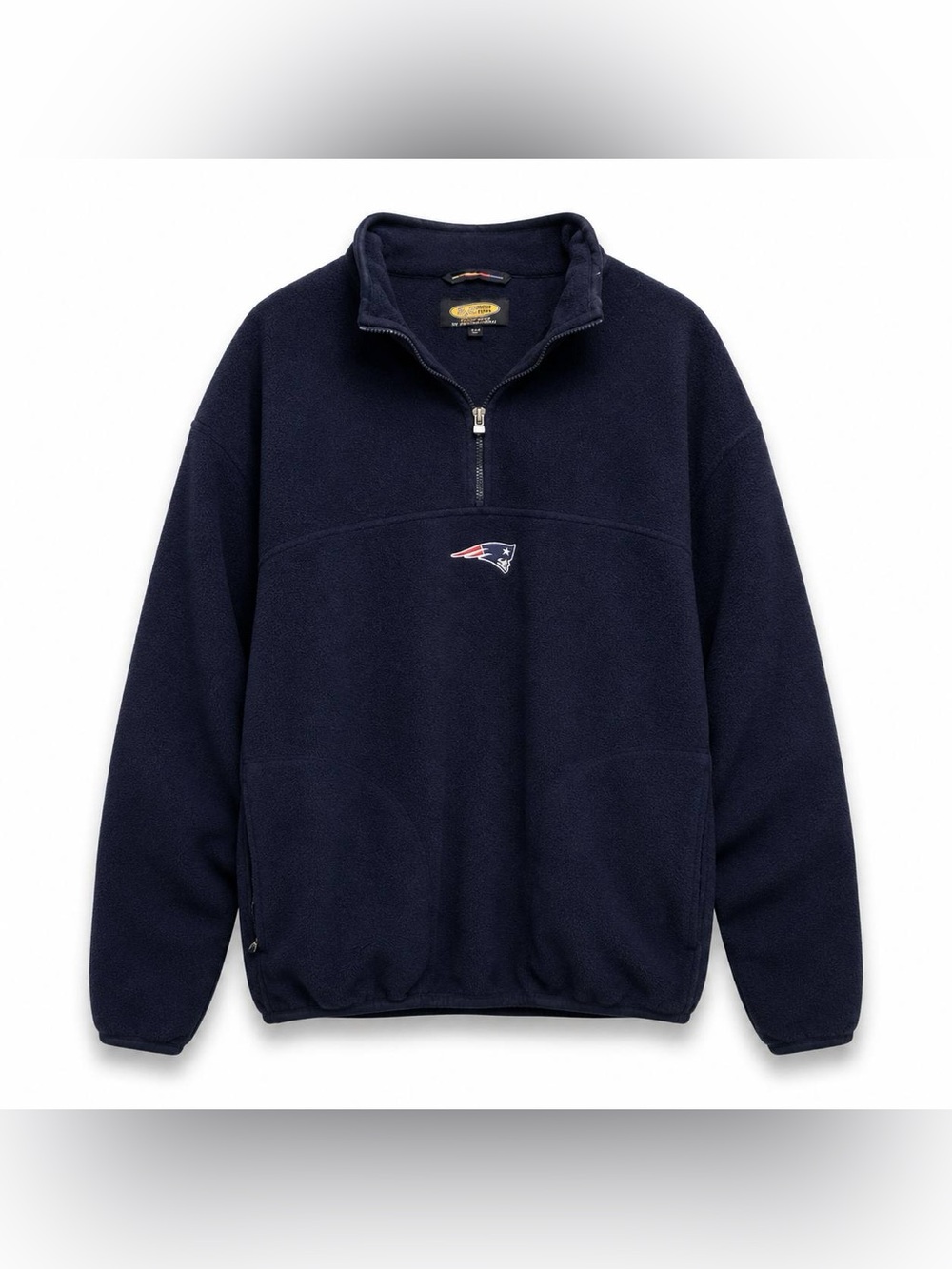 New England Patriots Greg Norman Play Dry Fleece Pullover Men's XL Navy 1/4 Zip